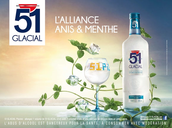 Pastis 51 innove avec 51 Glacial